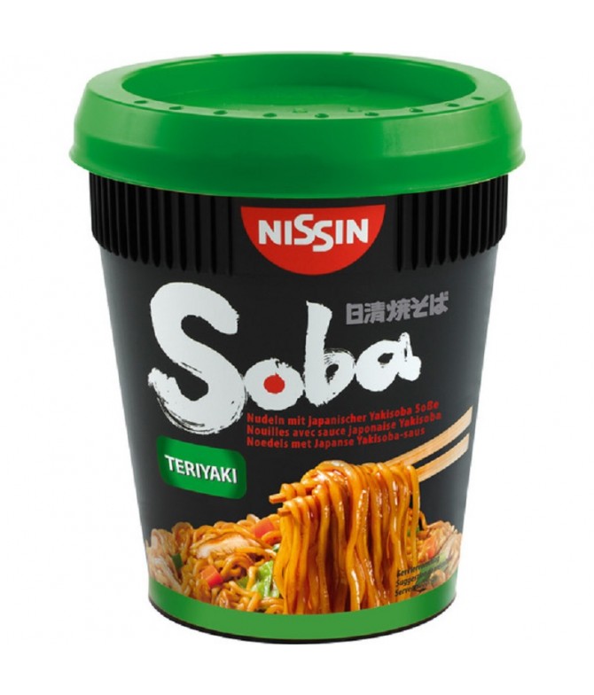 Compre Nissin Soba Cup Noodles Teriyaki 90gr