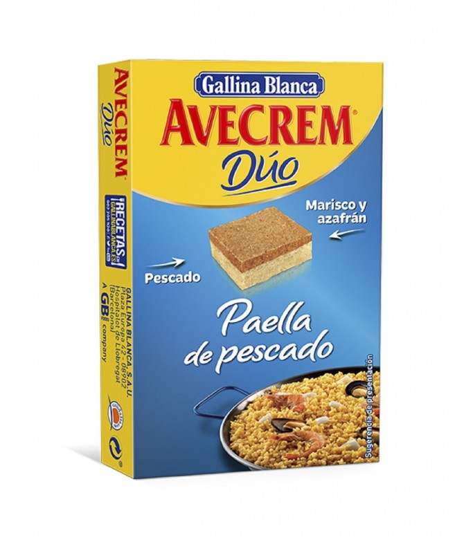 Caldo Dúo para Paella de Pescado Avecrem Caldo Dúo para Paella de Pescado Avecrem