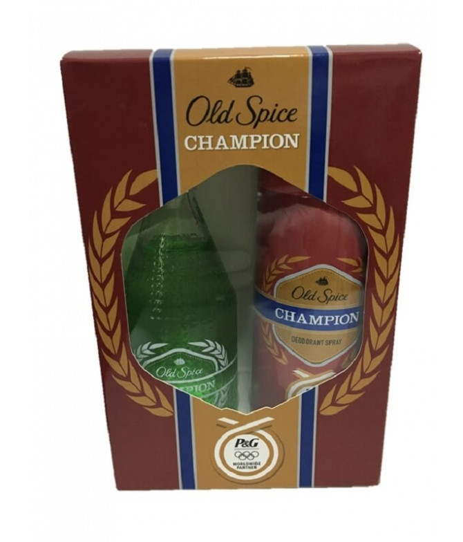 Old Spice Coffret Deo & Aftershave Champion 150ml+100ml T Old Spice Coffret Deo & Aftershave Champion 150ml+100ml T