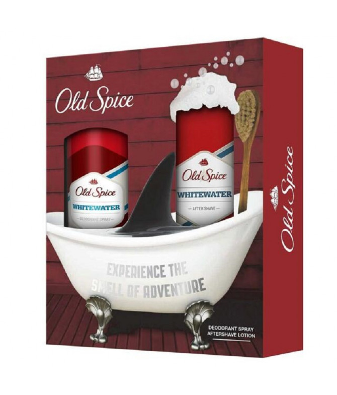 Old Spice Coffret Deo & Aftershave White Water 150ml+100ml T Old Spice Coffret Deo & Aftershave White Water 150ml+100ml T