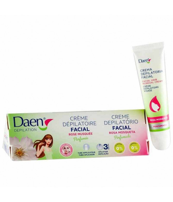 Daen Creme Depilatório Facial Rosa Mosq 15ml Daen Creme Depilatório Facial Rosa Mosq 15ml