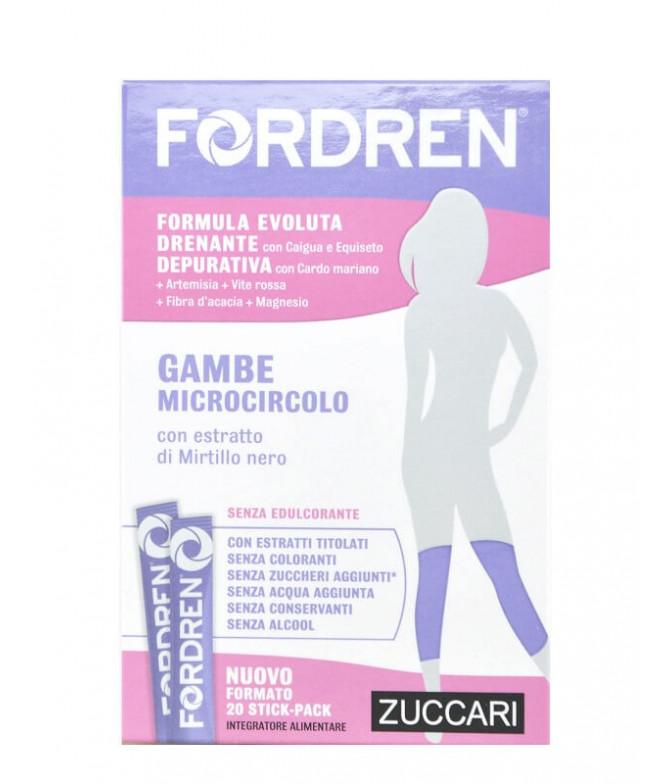 Zuccari Fordren Pernas & Microcirculação 20un Zuccari Fordren Pernas & Microcirculação 20un