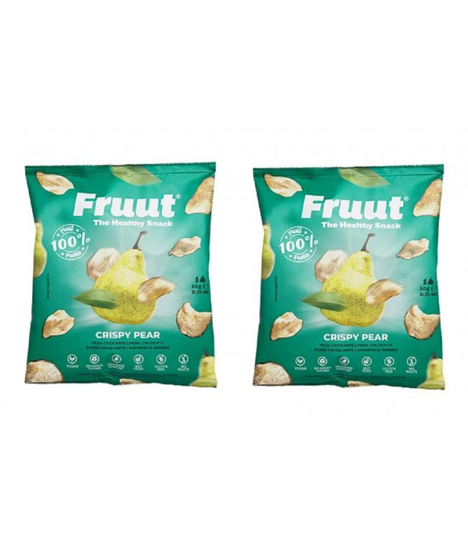 PACK 2 Fruut Snack 100% Pêra 20gr PACK 2 Fruut Snack 100% Pêra 20gr