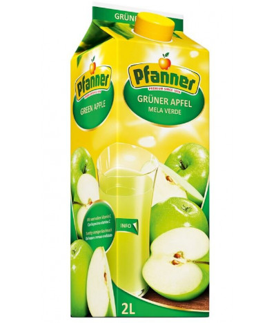 Pfanner Zumo de Manzana Verde 40% 2L T