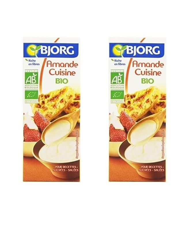 PACK 2 BJORG Creme Amêndoa BIO 200ml PACK 2 BJORG Creme Amêndoa BIO 200ml
