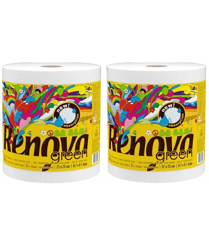 PACK 2 Renova Papel Cocina Gigaroll 2 Capas 1un T PACK 2 Renova Papel Cocina Gigaroll 2 Capas 1un T