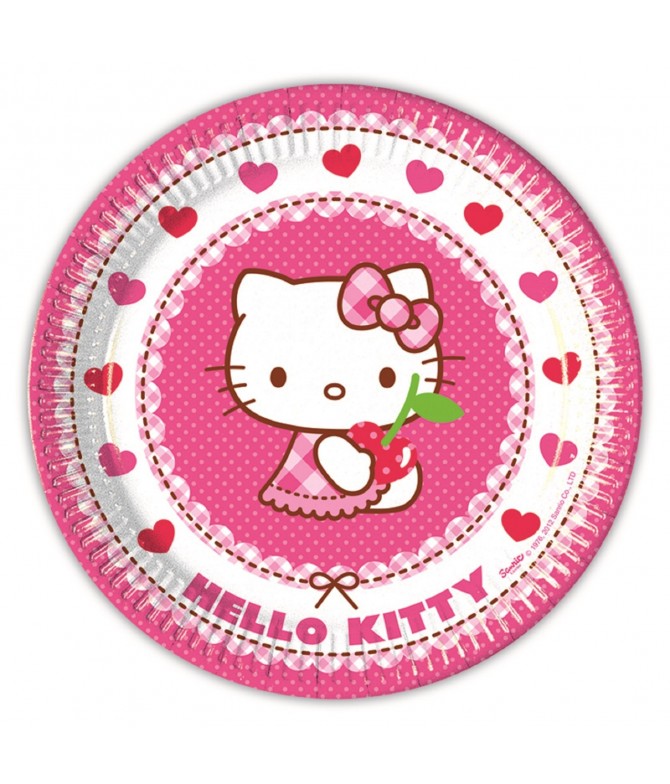 Platos Hello Kitty Hearts 23 cm