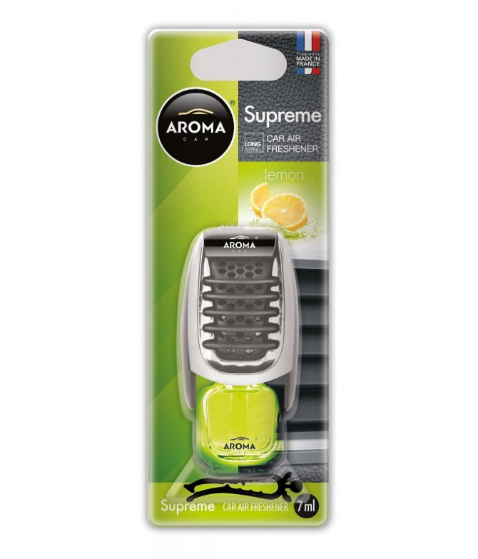 Aroma Car Ambientador Auto Supreme Lemon 1un 1un Aroma Car Ambientador Auto Supreme Lemon 1un 1un