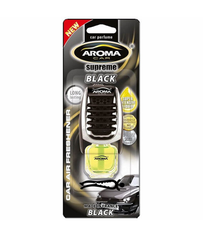 Aroma Car Ambientador Auto Supreme Black 1un