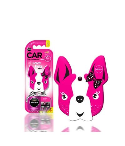 Aroma Car Ambientador Auto Dog Pink Blossom 1un