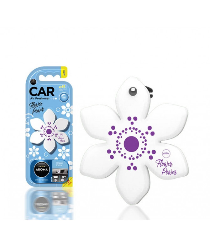 Aroma Car Ambientador Auto Flower Ocean Calm 1un T Aroma Car Ambientador Auto Flower Ocean Calm 1un T