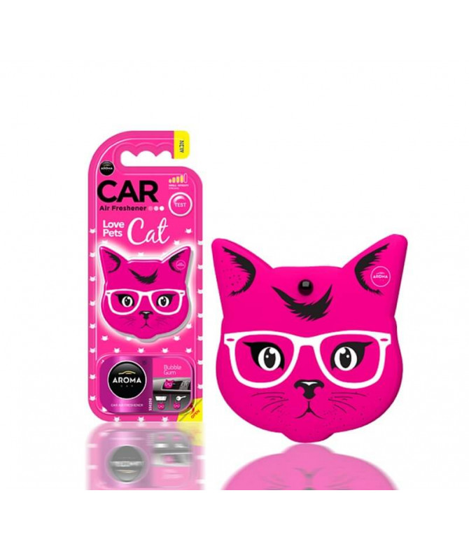 Aroma Car Ambientador Auto Cat Pink Blossom 1un T Aroma Car Ambientador Auto Cat Pink Blossom 1un T