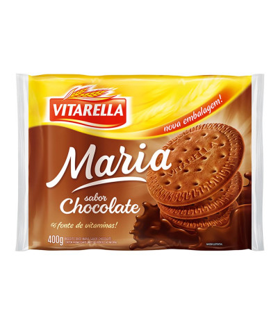 Vitarella Bolacha Maria Chocolate 400gr