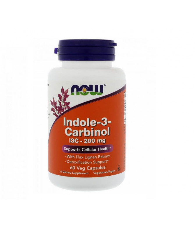 Now Indole-3-Carbinol SIST IMUNITÁRIO 60un Now Indole-3-Carbinol SIST IMUNITÁRIO 60un