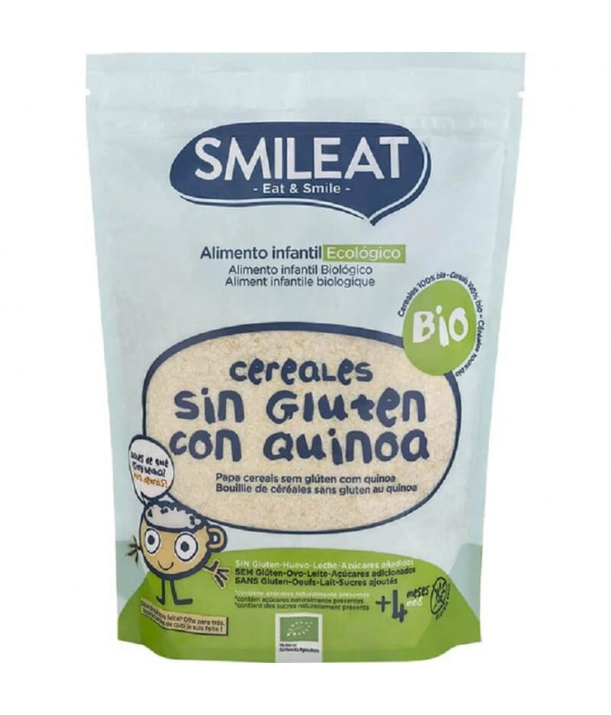 Smileat Papilla Cereales & Quinoa Sin Gluten 200gr T
