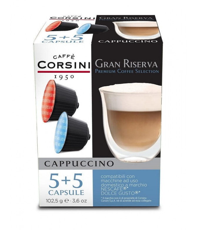 Caffè Corsini Capuccino Dolce Gusto 5+5un Caffè Corsini Capuccino Dolce Gusto 5+5un