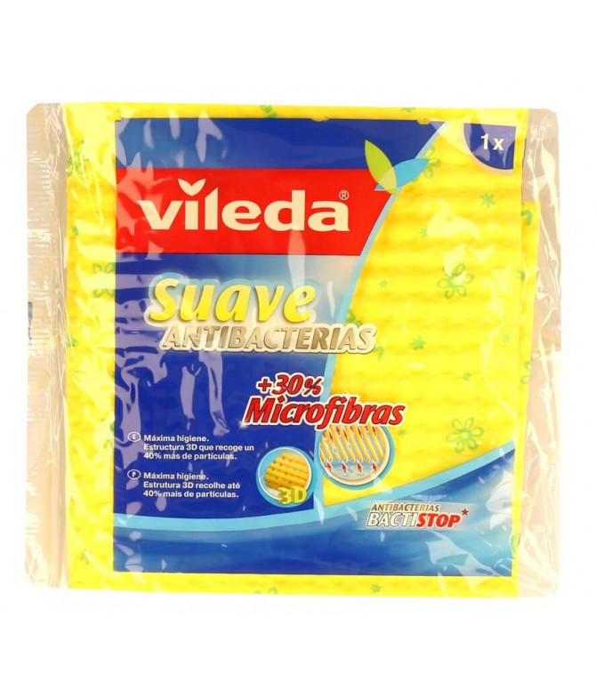 Vileda Paño Suave Anti Bacterias 1un T Vileda Paño Suave Anti Bacterias 1un T