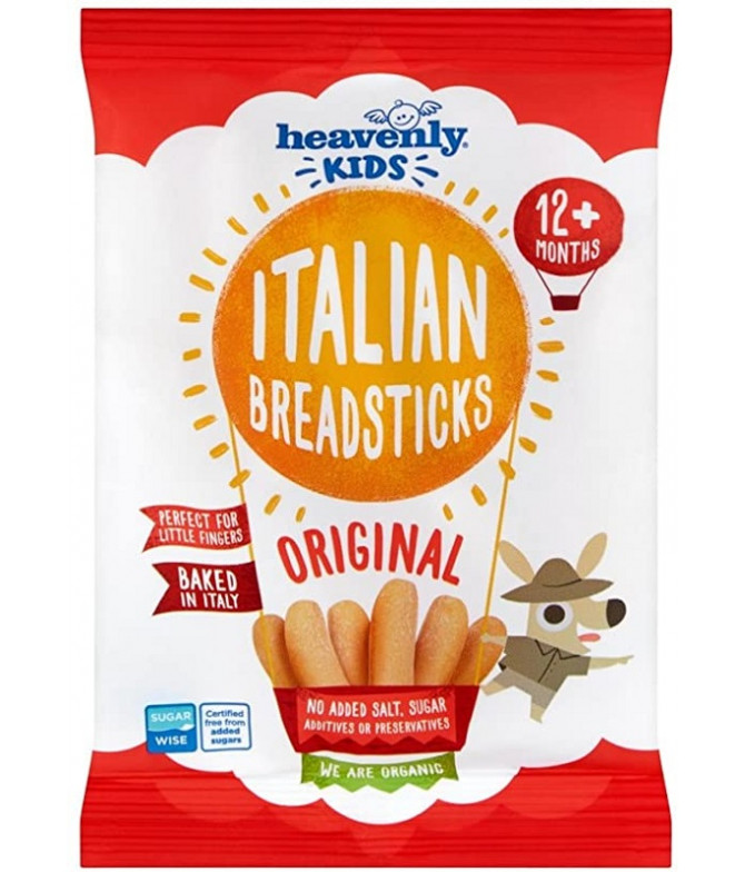 Heavenly Palitos Pão Italian Breadsticks BIO 30gr Heavenly Palitos Pão Italian Breadsticks BIO 30gr