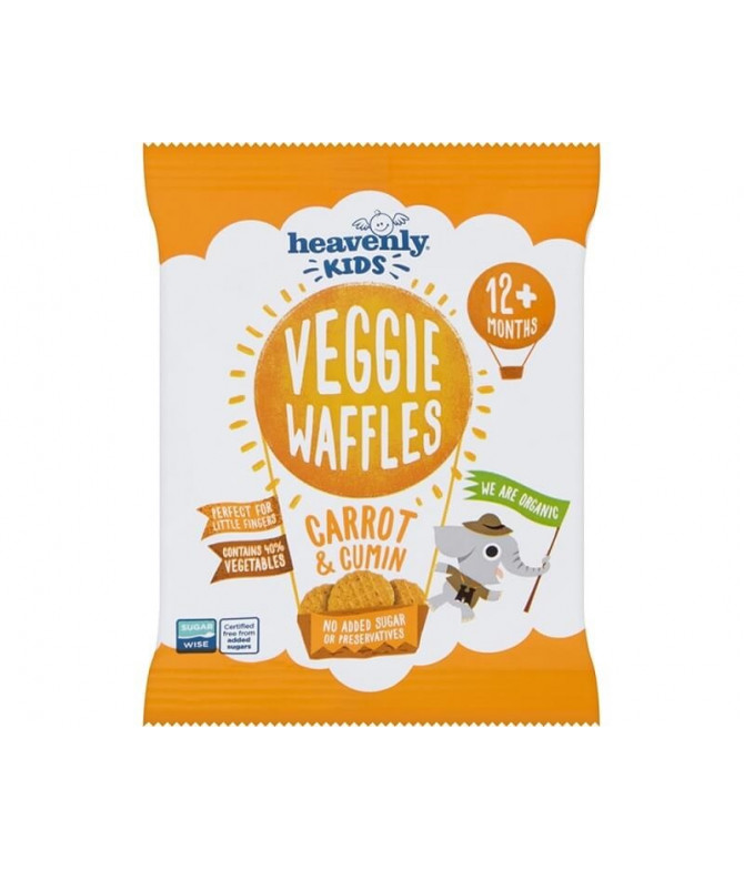 Heavenly Veggie Waffle Zanahoria Comino 10gr T Heavenly Veggie Waffle Zanahoria Comino 10gr T