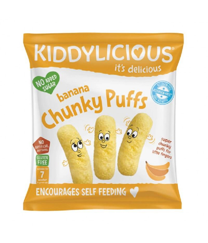 Kiddylicious Snack Plátano 12gr T Kiddylicious Snack Plátano 12gr T