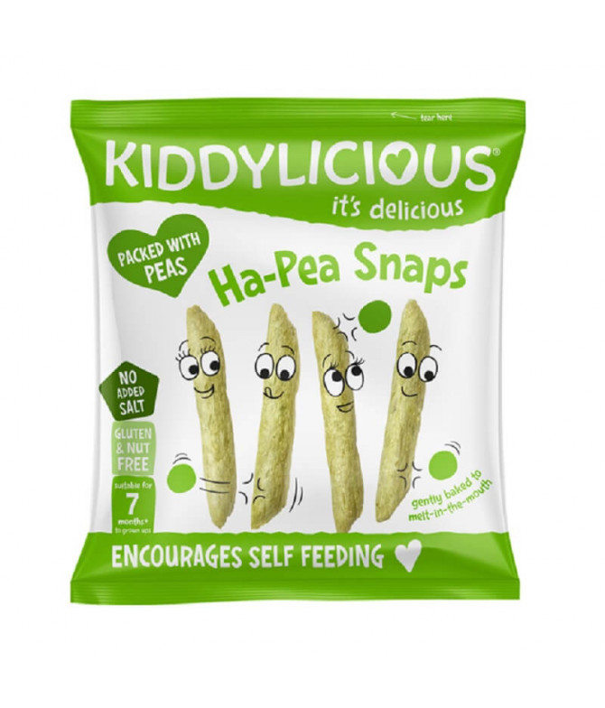 Kiddylicious Snack Arroz Ervilhas 15gr Kiddylicious Snack Arroz Ervilhas 15gr