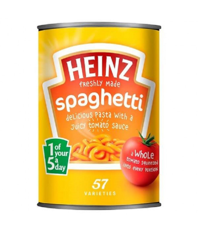 Heinz Spaghetti con Tomate 400gr T Heinz Spaghetti con Tomate 400gr T
