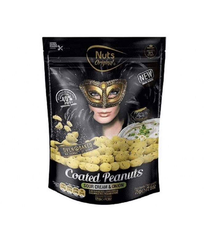 Nuts Original Cacahuetes Sour Cream & Cebolla 75gr T