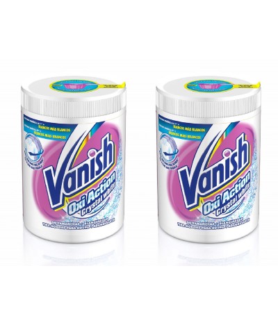 PACK 2 Vanish OxiAction Tira Nódoas Roupa Branca em Pó 1 kg