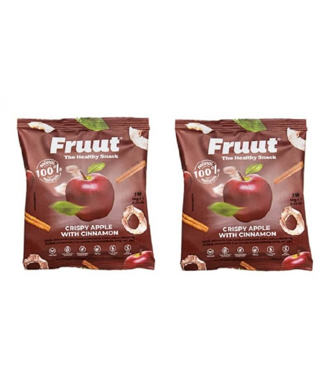 PACK 2 Fruut 100% Manzana Canela 20gr T