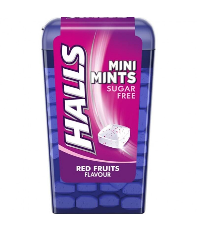 Halls Mini Mints Frutos Vermelhos 12,5gr