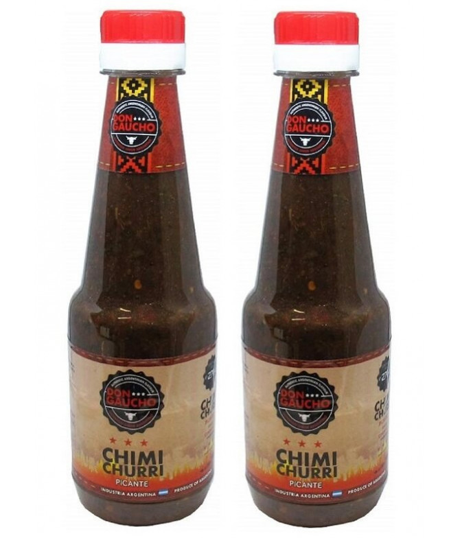 PACK 2 Don Gaucho Salsa Chimi Churri Picante 270ml T
