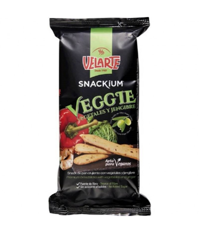 Velarte Snackium Vegetais Gengibre 42gr