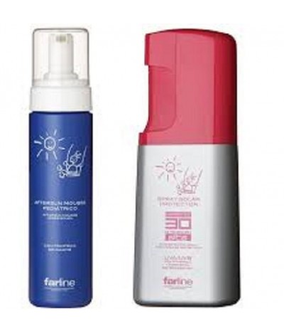 PACK Farline Protetor Solar SPF30 Spray + Aftersun Mousse Pediátricos 200ml