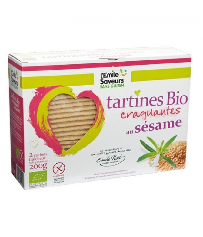 Emile Noel Tartines Sésamo BIO 200gr Emile Noel Tartines Sésamo BIO 200gr