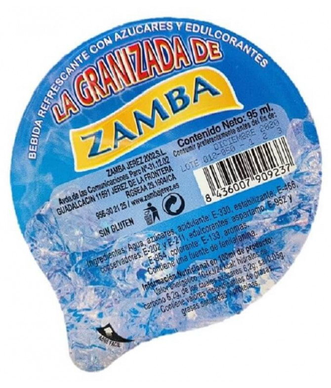 Zamba Granizada Tropical 95ml T Zamba Granizada Tropical 95ml T