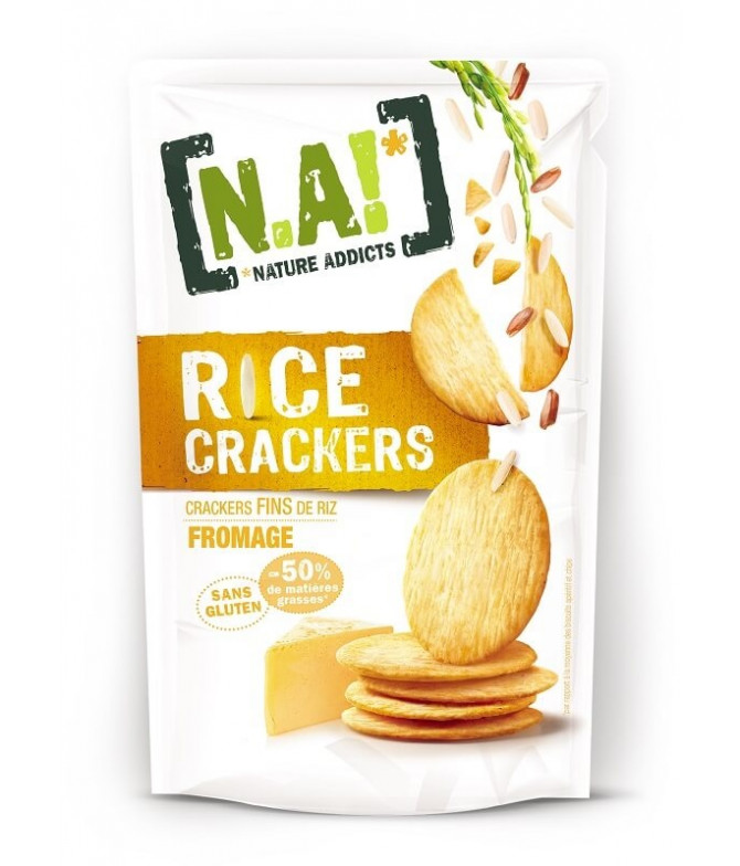 Nature Addicts Cracker Arroz & Queijo 70gr Nature Addicts Cracker Arroz & Queijo 70gr