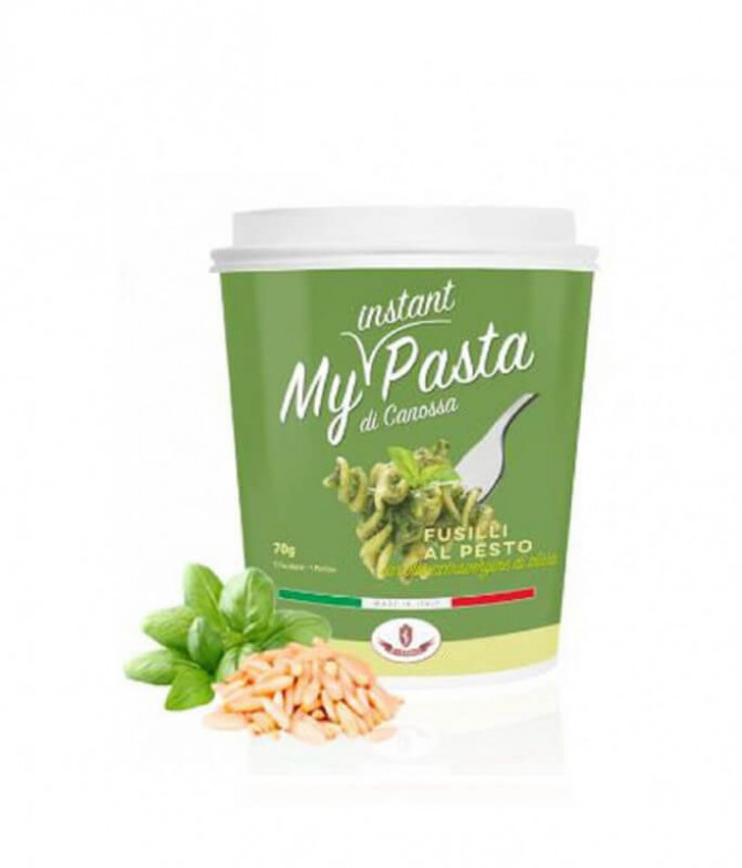 My Instant Pasta Fusilli Pesto 70gr T My Instant Pasta Fusilli Pesto 70gr T