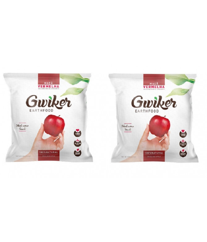 PACK 2 Gwiker Maçã Vermelha 25gr PACK 2 Gwiker Maçã Vermelha 25gr