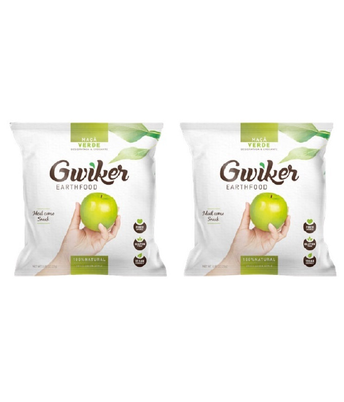 PACK 2 Gwiker Manzana Verde 25gr T PACK 2 Gwiker Manzana Verde 25gr T