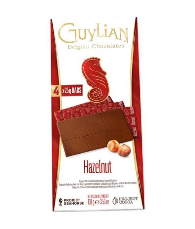 Guylian Tablete Chocolate Leite Avelãs 100gr Guylian Tablete Chocolate Leite Avelãs 100gr