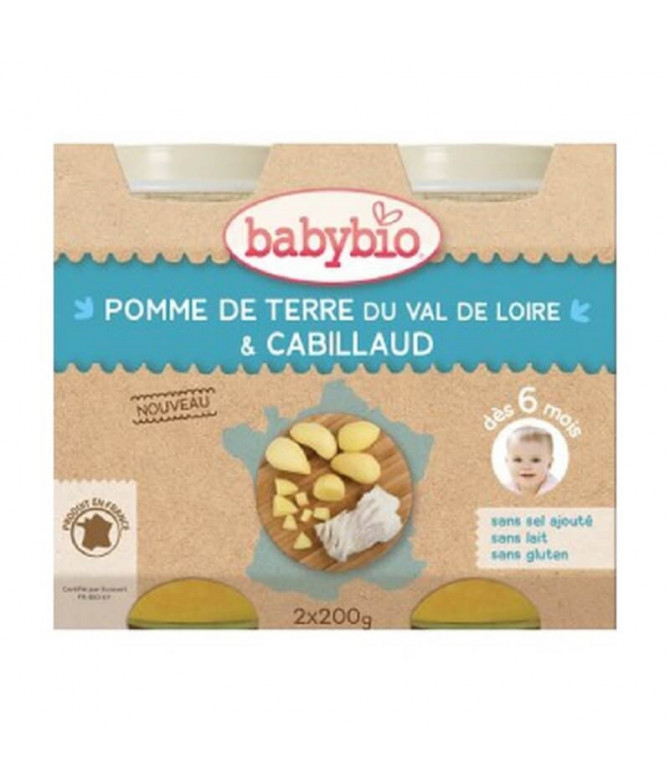 Babybio Potito Patata Bacalao 2x200gr T Babybio Potito Patata Bacalao 2x200gr T