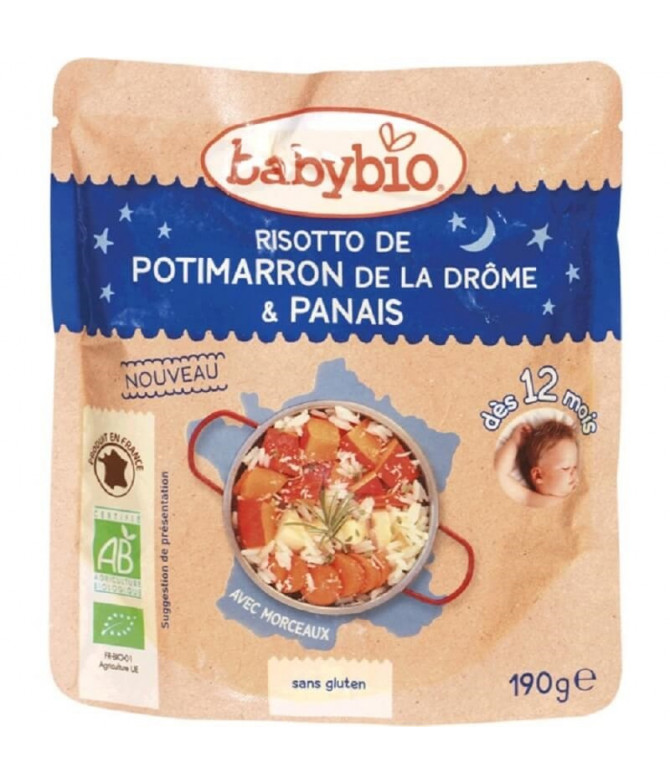 Babybio Risotto Abóbora 190gr Babybio Risotto Abóbora 190gr