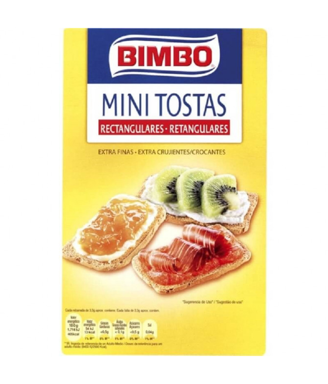 BIMBO Mini Biscotes Rectangulares 100gr T BIMBO Mini Biscotes Rectangulares 100gr T