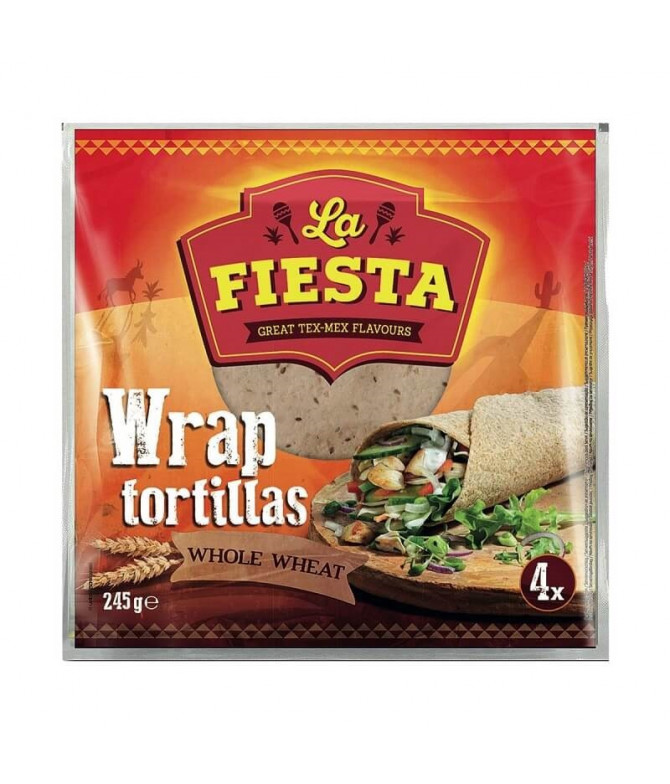 La Fiesta Tortilha Wrap Integral 4un