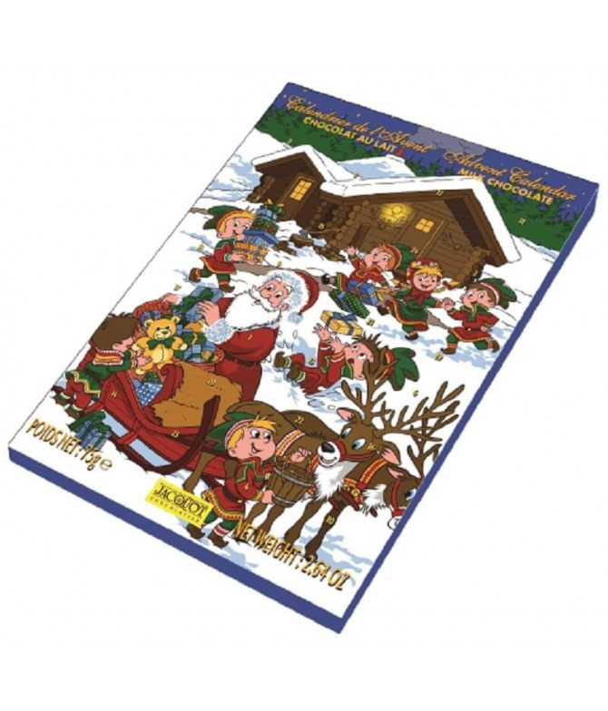 Jacquot Adviento Navidad Chocolate Leche 75gr T Jacquot Adviento Navidad Chocolate Leche 75gr T