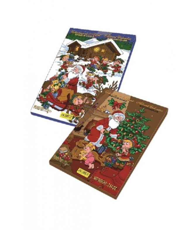 PACK 2 Calendário Advento Natal Chocolate Leite 75gr PACK 2 Calendário Advento Natal Chocolate Leite 75gr