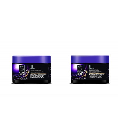 PACK 2 Máscara Salon Hits 11 Benefits para Cabelos Estragados 