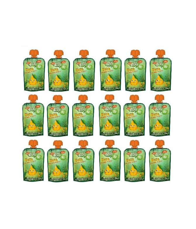 PACK 18 Próvida Puré Fruta Pêra BIO 100gr PACK 18 Próvida Puré Fruta Pêra BIO 100gr