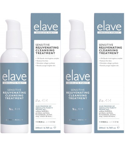 PACK 2 Elave Gel de Limpeza Rejuvenescedor Peles Sensíveis