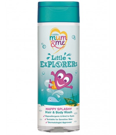 Gel de Banho Litlle Explorers Corpo e Cabelo Mum & Me 300 ml